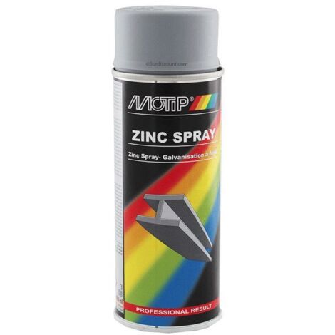 PEINTURE DE GALVANISATION A FROID AEROSOL 400ML MOTIP