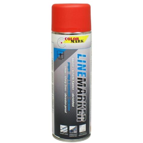 Peinture De Marquage Au Sol Rouge Spray 500ml Colormark