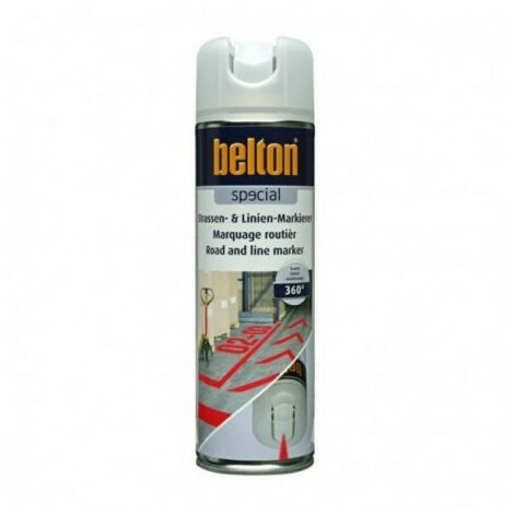 Peinture de marquage-traçage blanc de signalisation aérosol 500ml - BELTON