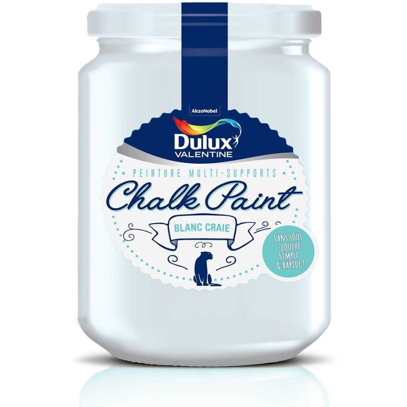 Peinture De Rénovation Chalk Paint Ultra Mat Blanc Craie 0,4 l Dulux Valentine