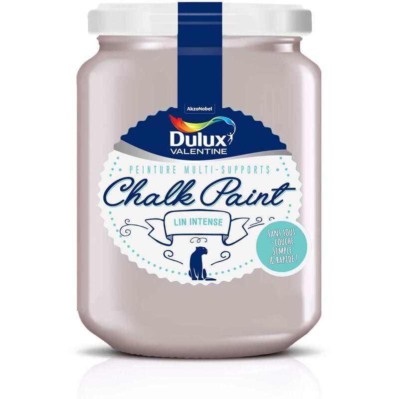 Peinture De Rénovation Chalk Paint Ultra Mat Lin Intense 0,4 l Dulux Valentine