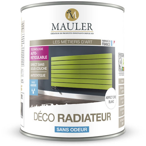 Peinture de rénovation et décoration des radiateurs, directe sans sous-couche : Mauler Déco Radiateur - RAL 4004 Violet bordeaux - 1L