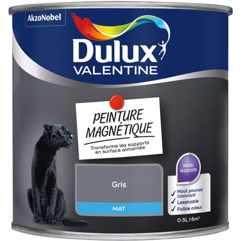 Peinture De Rénovation Magnétique Mat Gris 0,5 l - Dulux Valentine