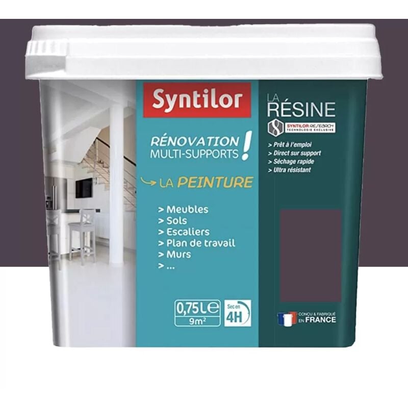 Peinture de Rénovation Multi-supports Syntilor Gris graphite 0,75 l