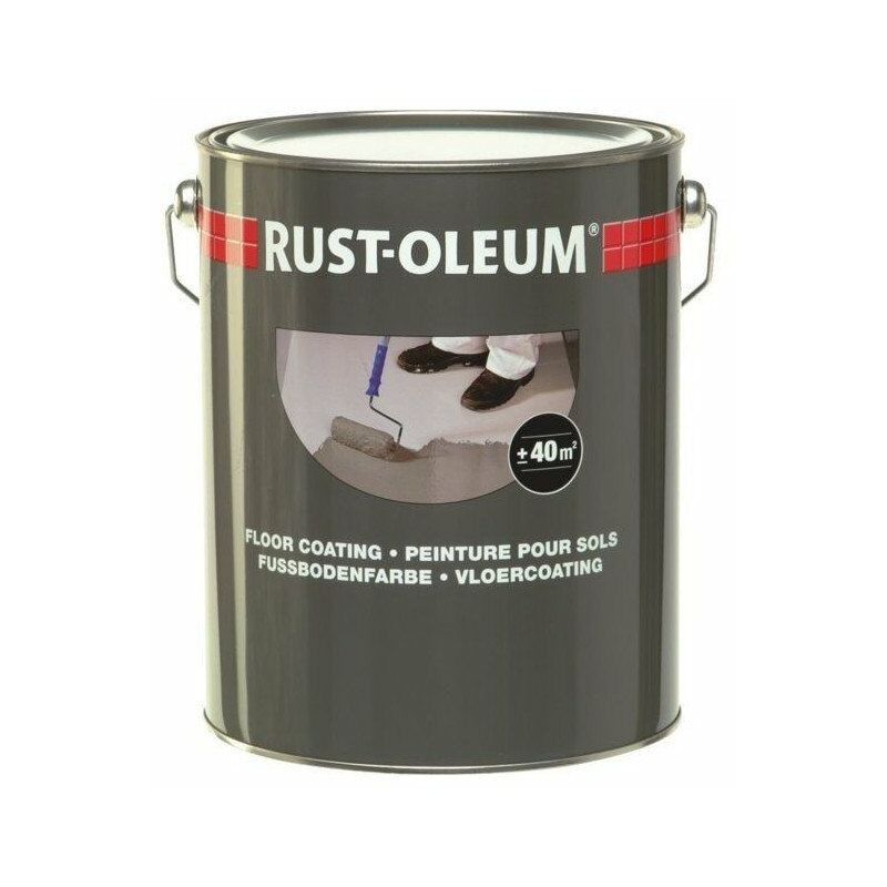 Finish - Peinture de sol 7100 gris acier ral 7001 bidon 0 75l