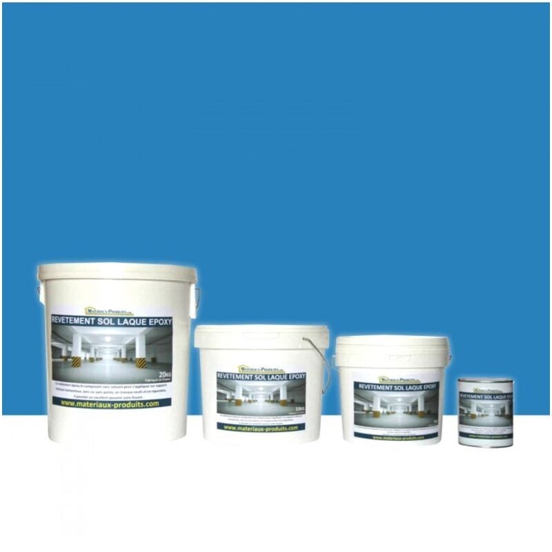 Matpro - Peinture laque Epoxy Sol et Mur - 1 Kg Bleu France