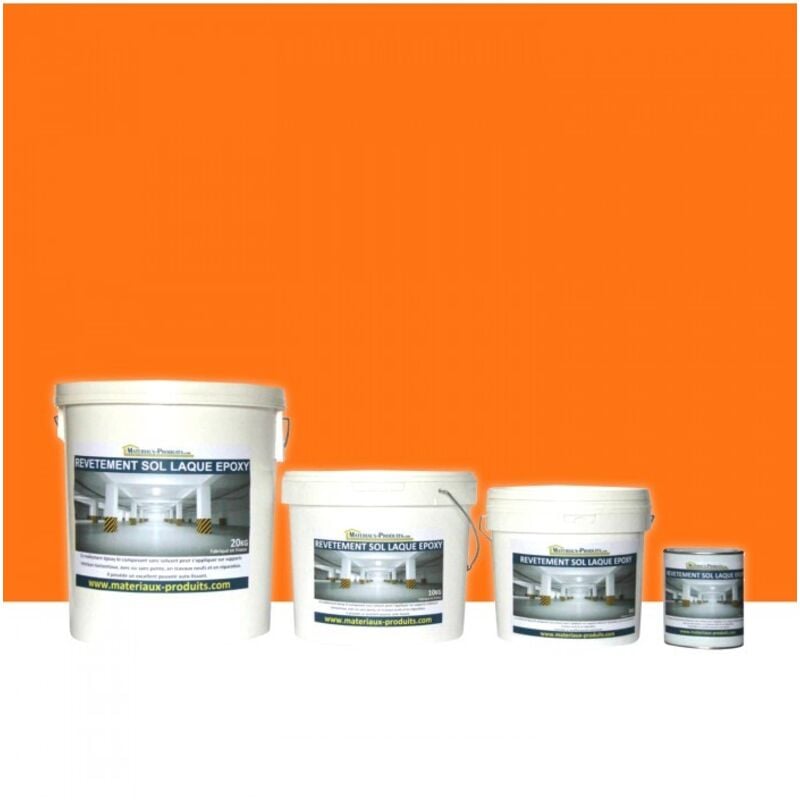 Matpro - Peinture laque Epoxy Sol et Mur - 1 Kg Orange