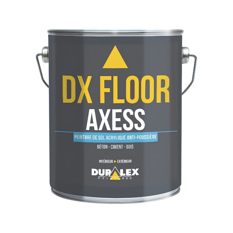 Peinture de sol pro Duralex dx floor axess adhérence extrême, anti-poussière, séchage rapide Nuancier sol: gris clair perle ral 7035