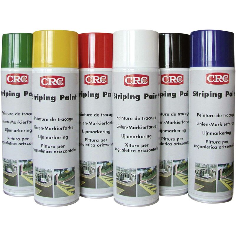 CRC - Peinture de traçage de lignes, permanente jaune 500 ml 11671-AA C68155