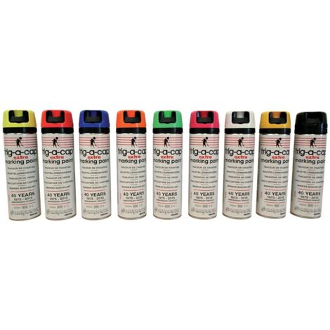 Peinture De Tracage Temporaire Caractéristiques Couleur Jaune Tpcontenance/contenu 650 / 500 Ml
