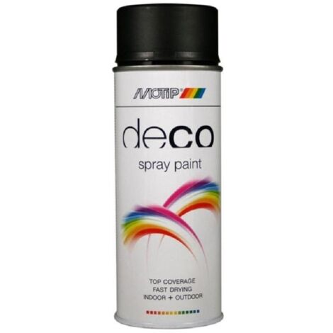 Peinture Deco Ral 9005 Mat Spray 400ml Motip