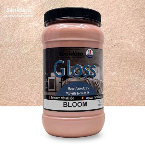 Peinture décorative effet soie - GLOSS 1L pour 10 m²coloris Bloom
