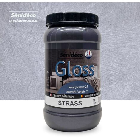 Peinture décorative effet soie - GLOSS 1L pour 10 m²coloris Strass