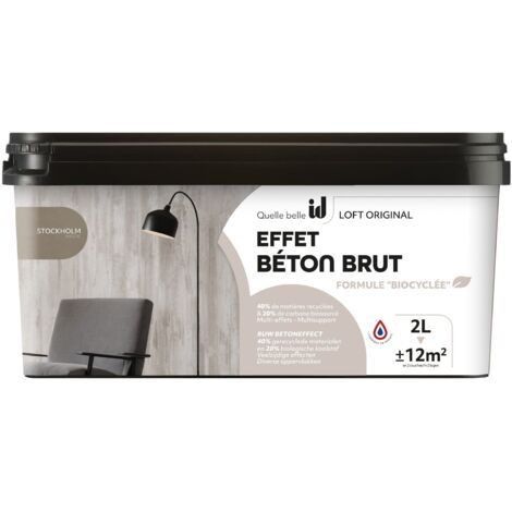 Peinture décorative LOFT BETON ORIGINAL 2L STOCKHOLM - ID Paris