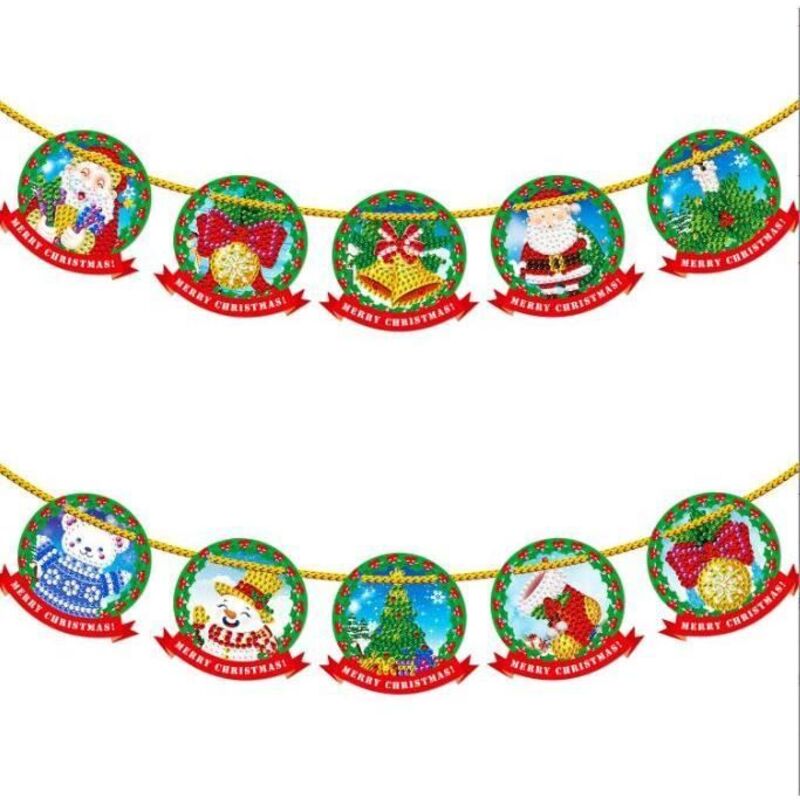 Peinture diamant - Non spécifié - Noël - 10 pièces - Décoration lumineuse - Polyvalente