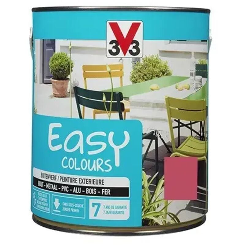 V33 - Peinture Easy Colours Hibiscus 2,5 l