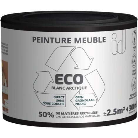 Peinture ECO  pour boiseries et meubles - blanc arctique 300ml - ID PARIS
