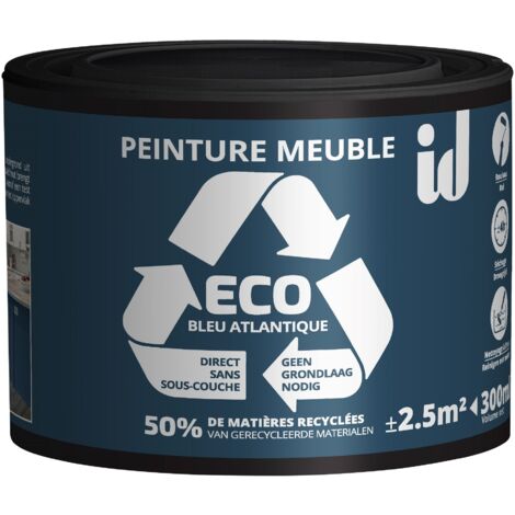 Peinture ECO  pour boiseries et meubles - bleu atlantique  300ml - ID PARIS