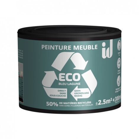 Peinture ECO  pour boiseries et meubles - bleu lagune  300ml - ID PARIS