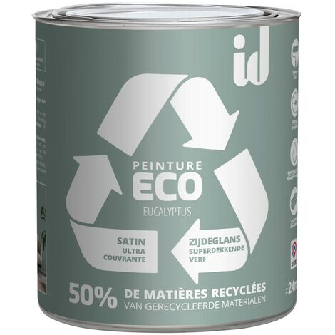 PEINTURE ECO RESPECTUEUSE  SATIN EUCALYPTUS 2L - ID Paris