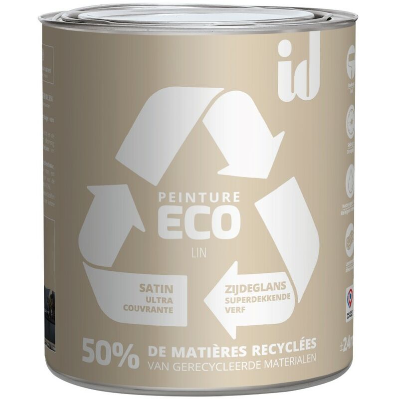 Peinture eco respectueuse satin lin 2L Id Paris