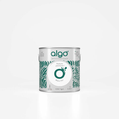 Peinture écologique Algo - Blanc Pur - 5L / Mat