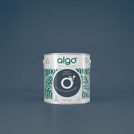 Peinture écologique Algo - Mat - Bleu Marine des Sept Iles - 2L
