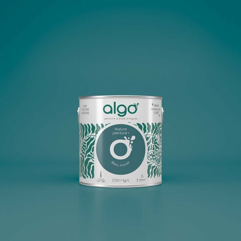 Peinture écologique Algo - Satin - Bleu Iroise - 2L