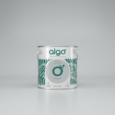 Peinture écologique Algo - Satin - Gris Cézembre - 0.5L