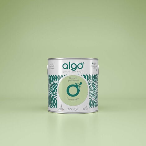Peinture écologique Algo - Satin - Vert Guadeloupe - 5L