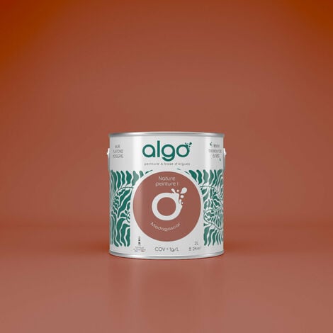 Peinture écologique Algo - Velours - Terracotta Madagascar - 0.5L
