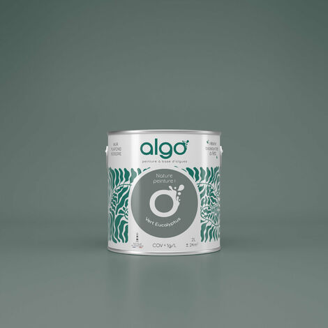 Peinture écologique Algo - Vert Eucalyptus - 2L / Satin