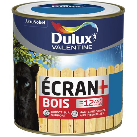 Peinture Ecran+ Bois Satin Bleu Breton 0,5 L - Dulux Valentine