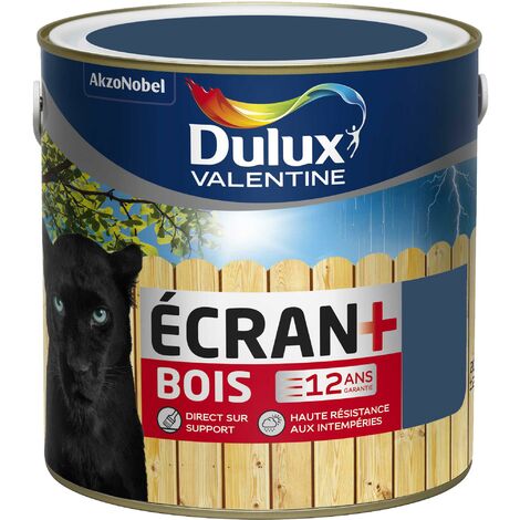 Peinture Ecran+ Bois Satin Marine (RAL 5003) 2 L - Dulux Valentine