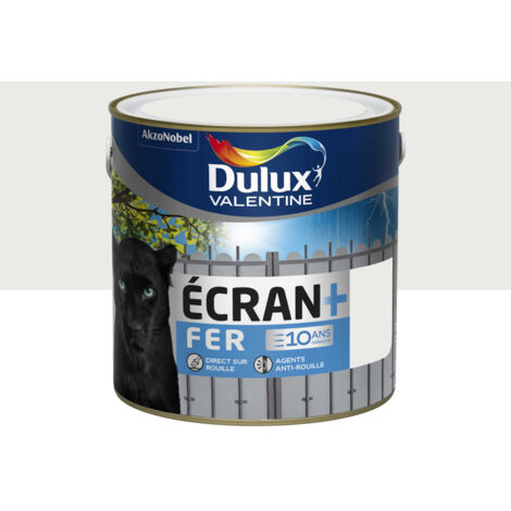 Peinture Ecran Fer Brillant 2l Blanc Pur - Dulux Valentine