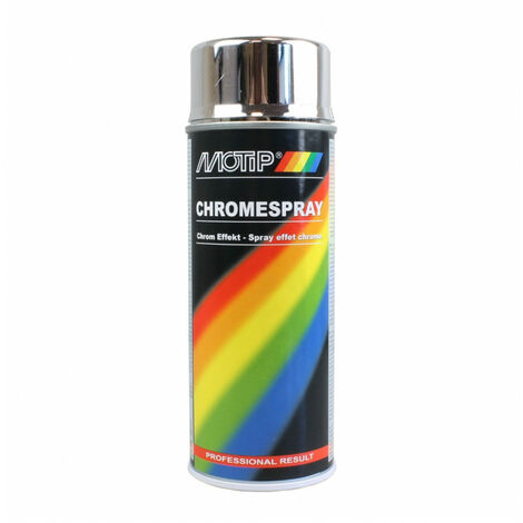 PEINTURE EFFET CHROME AEROSOL 400ML MOTIP