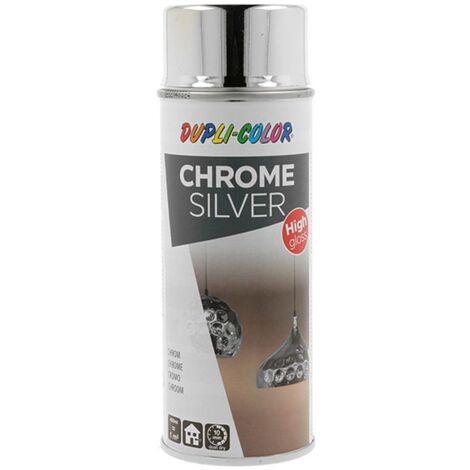 PEINTURE EFFET CHROME SILVER BRILLANT 400ML DUPLI COLOR