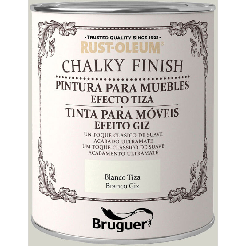 Chalcky finish meuble blanc craie 0,75l 5397506 bruguer - Rust-oleum