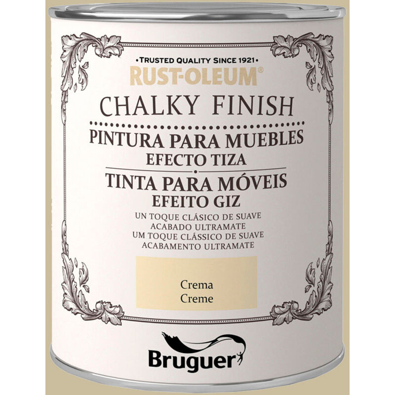Rust-oleum - chalcky finish meuble crème 0,75l 5397512 bruguer
