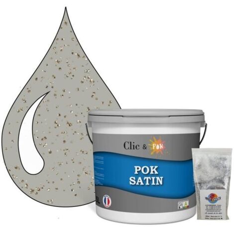 Peinture Effet Pailleté pour Murs & Plafonds - POK PAILLETTE - 5L - Aigle