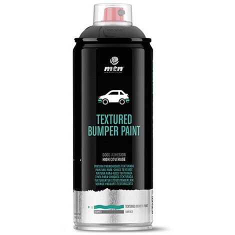 PEINTURE EN AÉROSOL NOIR TEXTURÉ - 400 ML