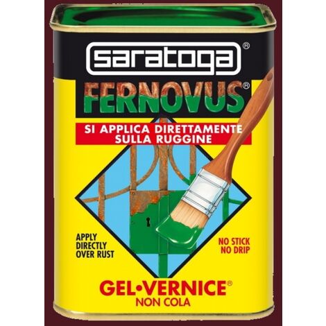 Peinture en gel brillante 750 ml – Finition métal – Application directe sur rouille – Ne coule pas – Séchage rapide en 6h – Saratoga