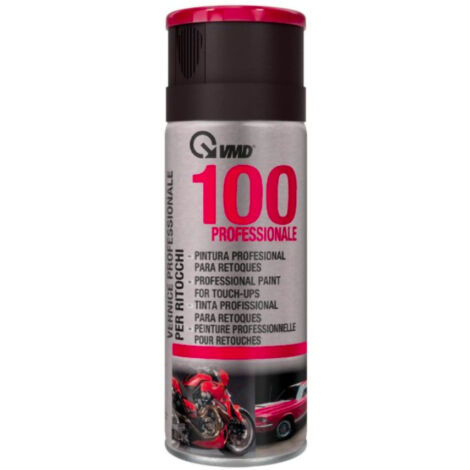 Peinture en spray noir mat HT 400 ml. conduit de cheminée