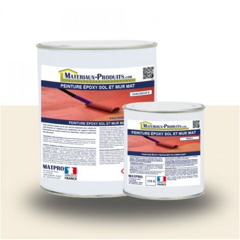Peinture époxy sol et mur Mat - 1 Kg Crème - MATPRO