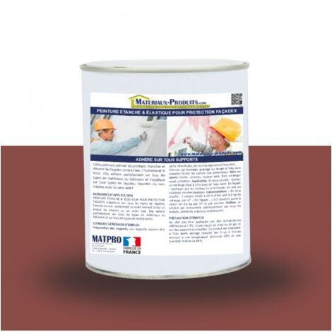 Peinture étanche & élastique pour protection façade - 20 Kg Roussillon - MATPRO