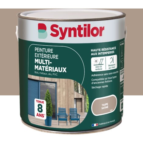 Peinture Exterieure Multi-Materiaux Syntilor 2L Taupe Satiné