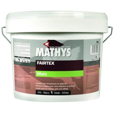Peinture FAIRTEX - blanc - 10 L - RUST-OLEUM
