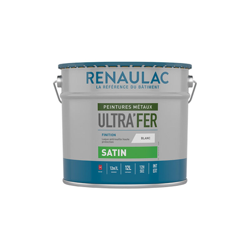 Peinture fer antirouille qualité professionnelle 1L RAL 7016 Gris Anthracite