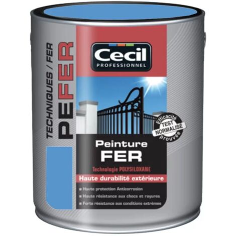 Peinture Fer Cécil Professionnel PE FER Bleu 2,5 L
