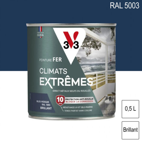 Peinture fer Climat Extrême brillant 0,5L (teinte au choix) V33 - plusieurs modèles disponibles